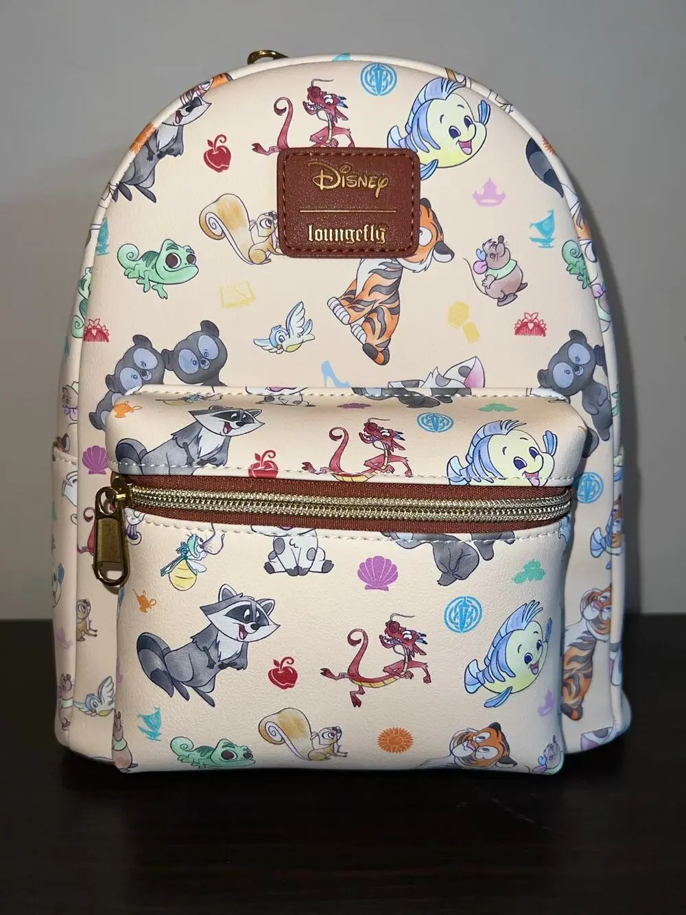 Disney Loungefly Princess Sidekicks Mini Backpack Pascal Meeko